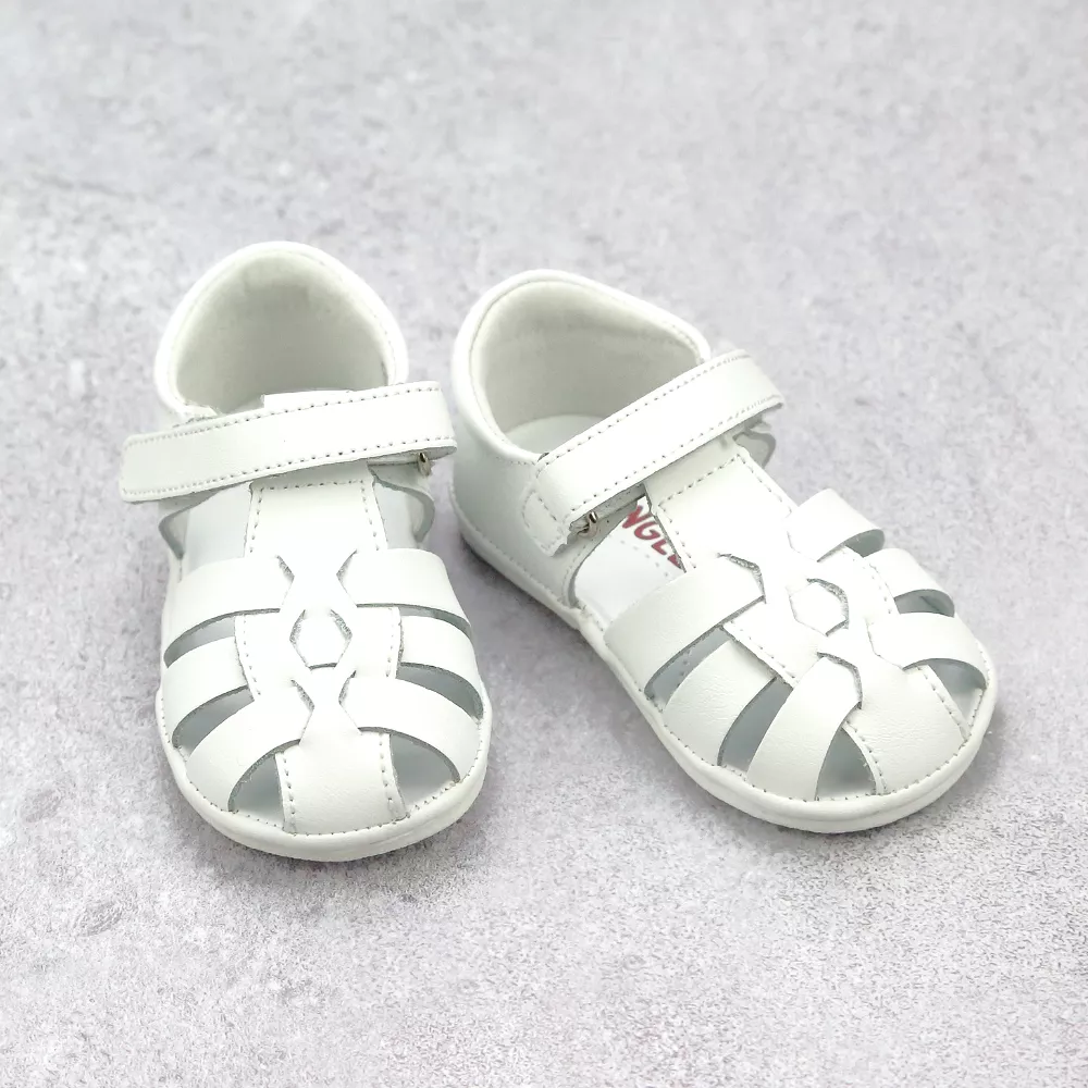 Angel Baby Boys Leather Fisherman Sandals