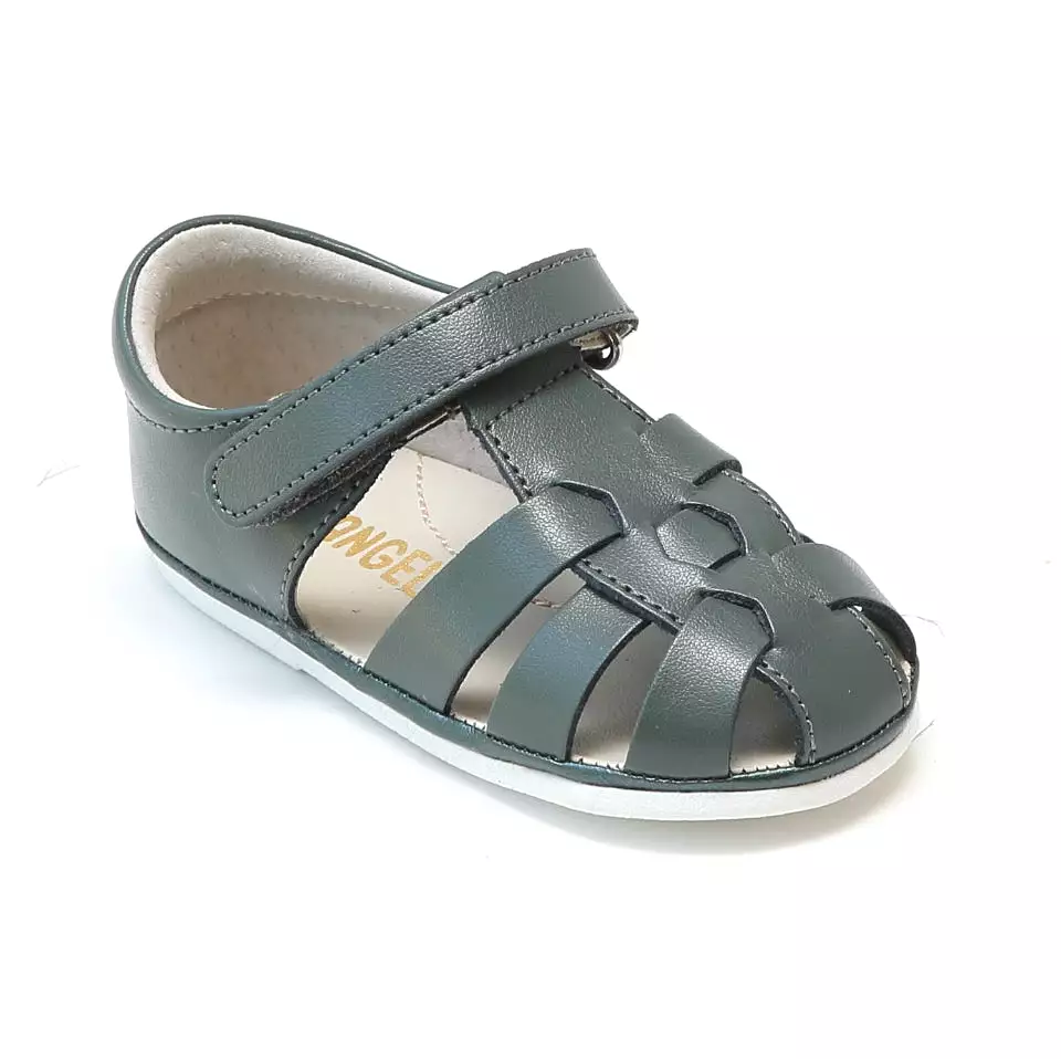 Angel Baby Boys Leather Fisherman Sandals