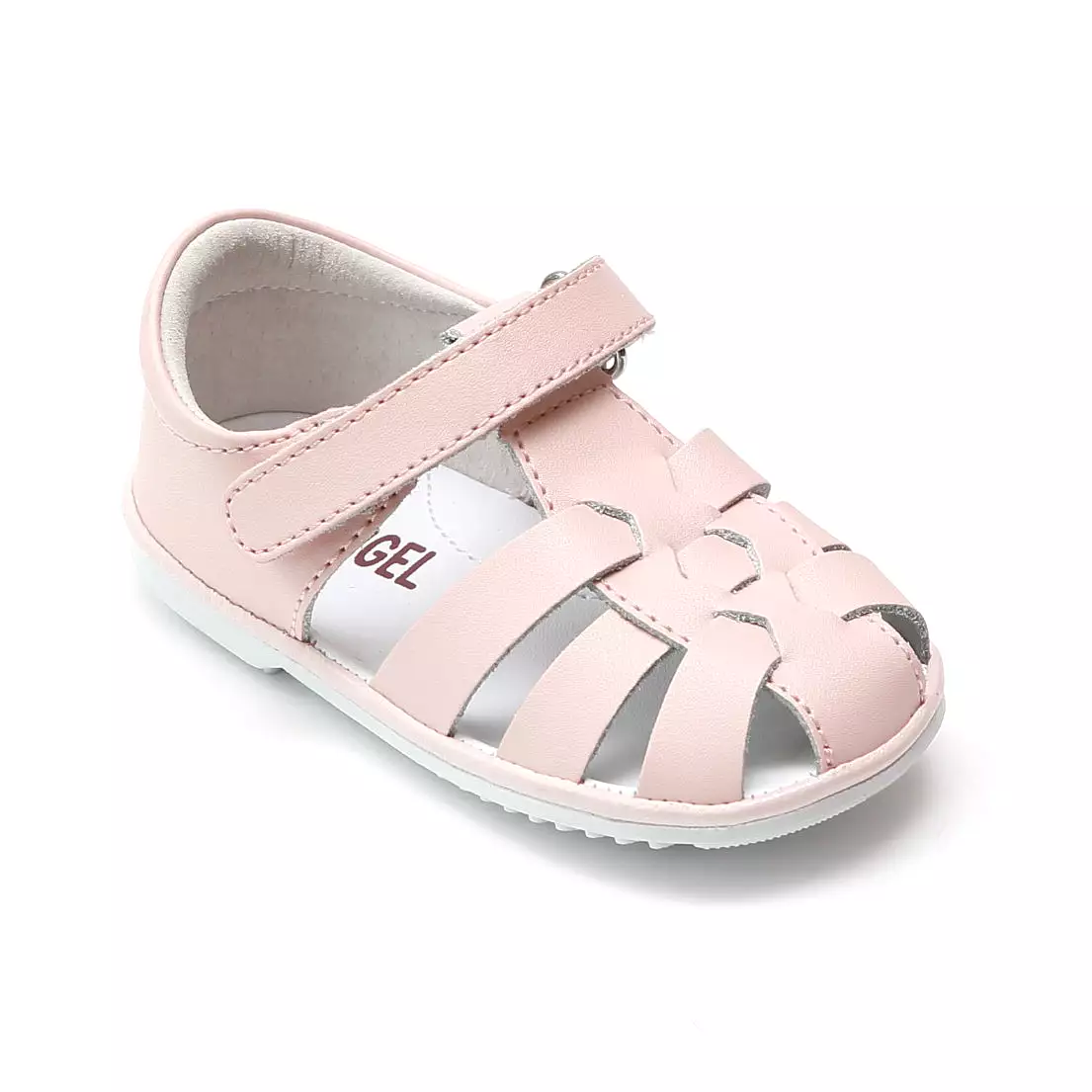 Angel Baby Girls Christie Leather Fisherman Sandals