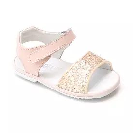 Angel Baby Girls Elise Glitter Open Toe Sandals