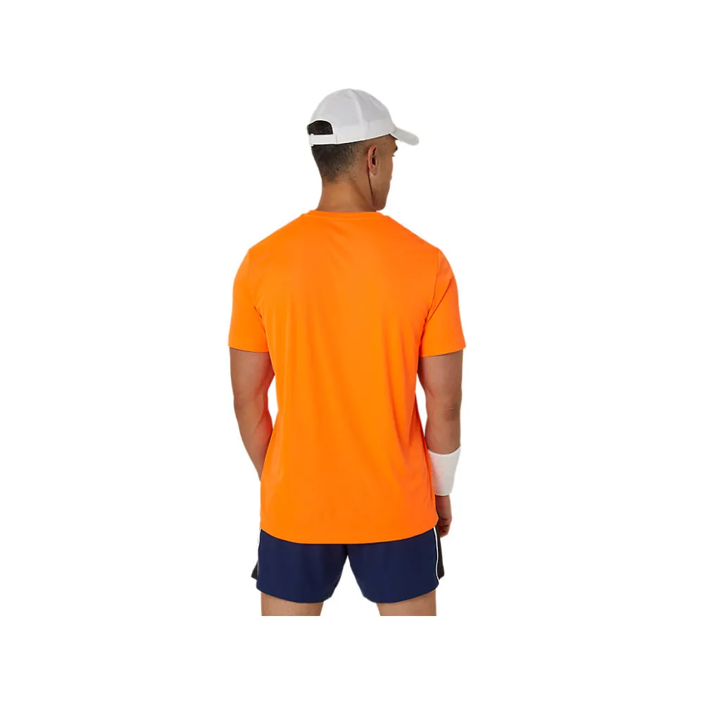 ASICS Men's GS Graphic Top (Shocking Orange)