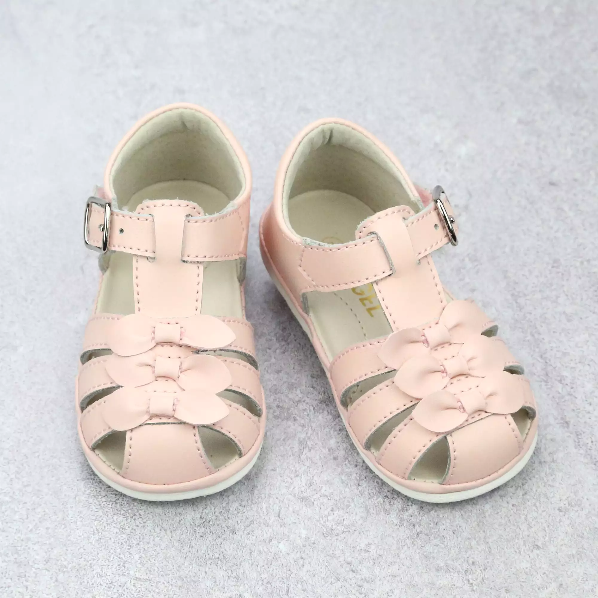 Baby Girls Everly Bow Leather Sandals