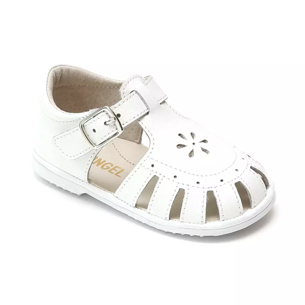 Baby Shelby Caged Leather Sandals