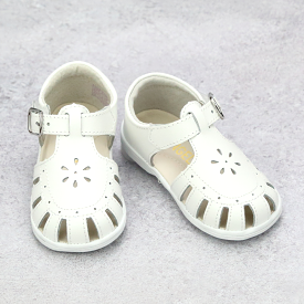 Baby Shelby Caged Leather Sandals