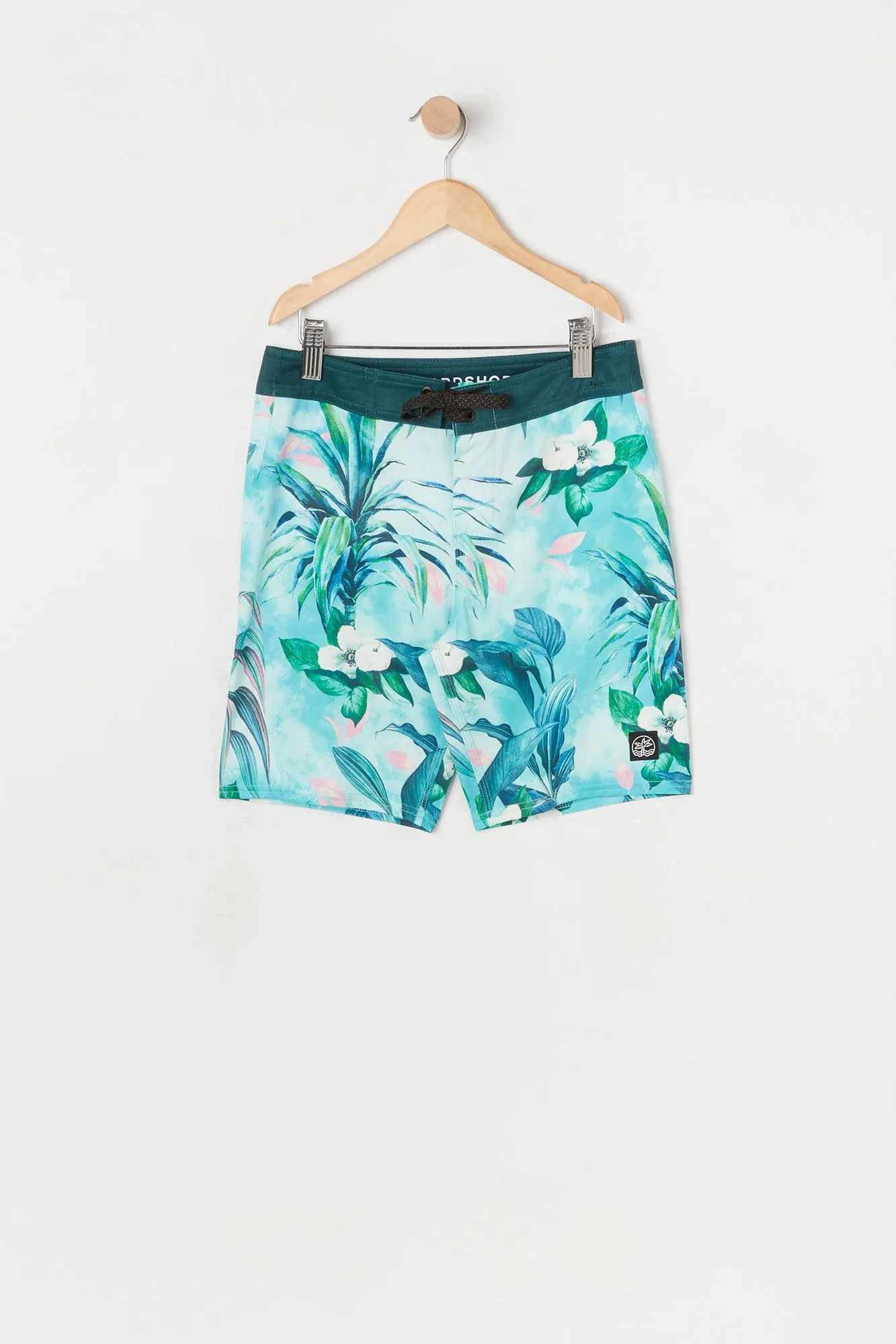 Boys Tropical Print Board Short