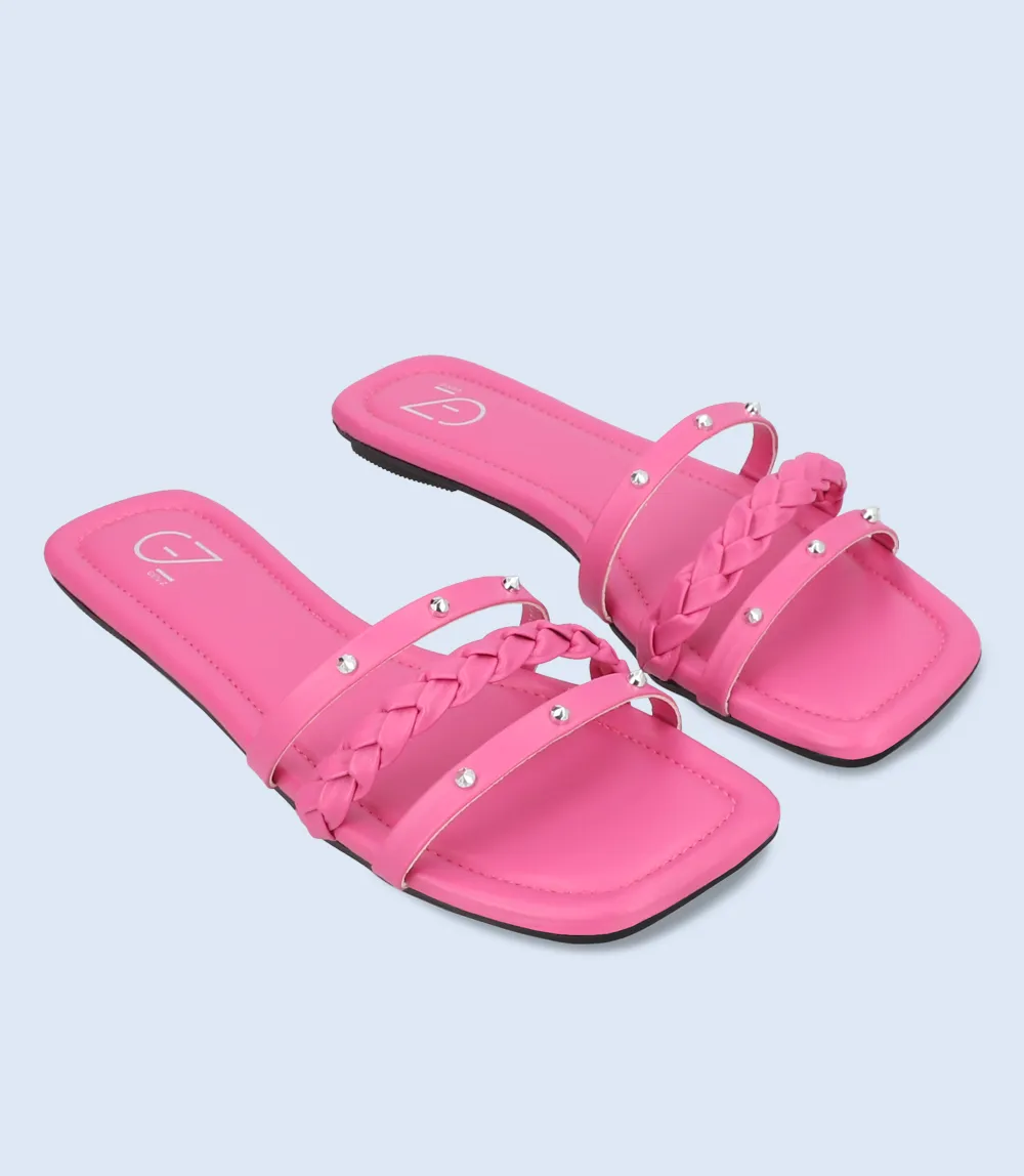 BW9473-PINK-Women Slipper