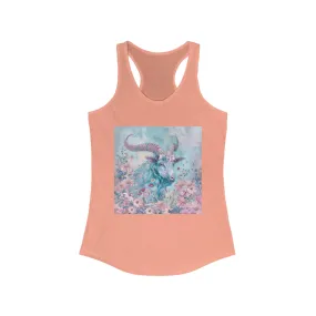 Capricorn zodiac Women's Ideal Racerback Tank