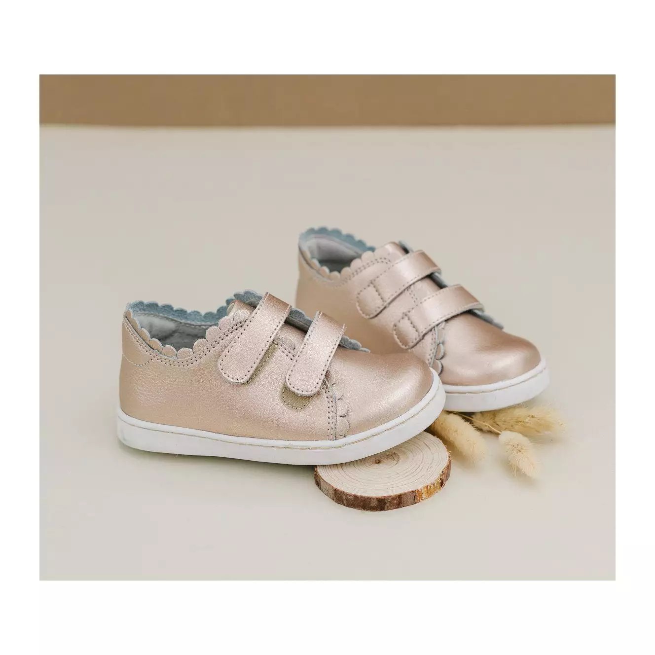 Caroline Scalloped Sneaker