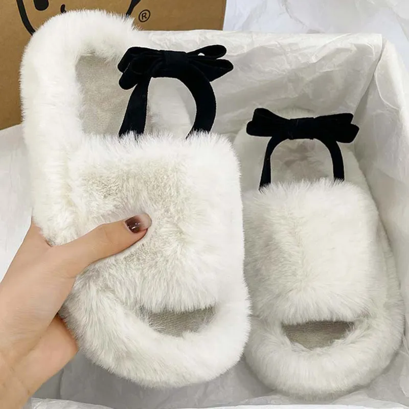 Cute Fluffy Home Slippers - Kimi