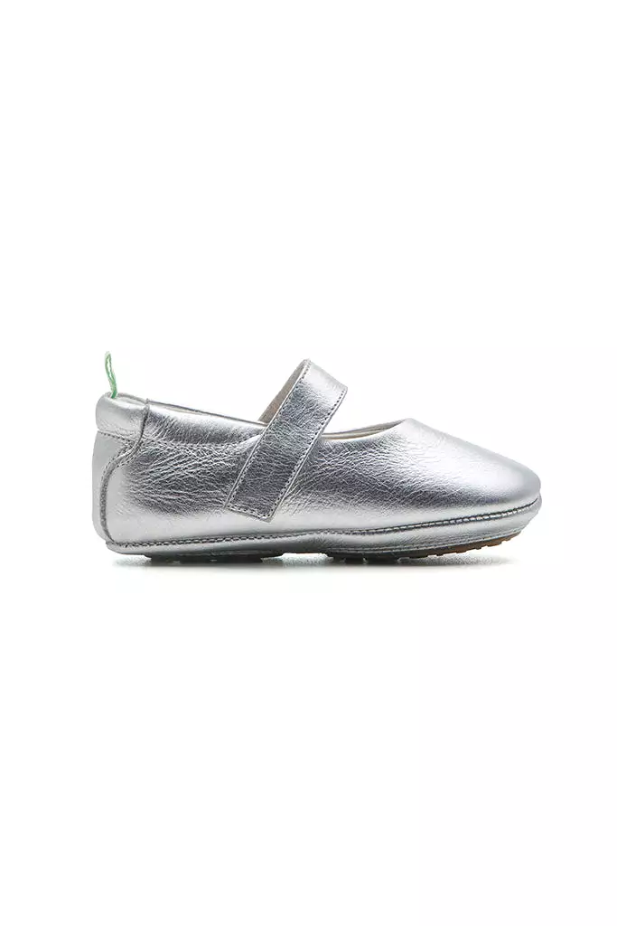 Dolly Mary Jane Shoes - Silver