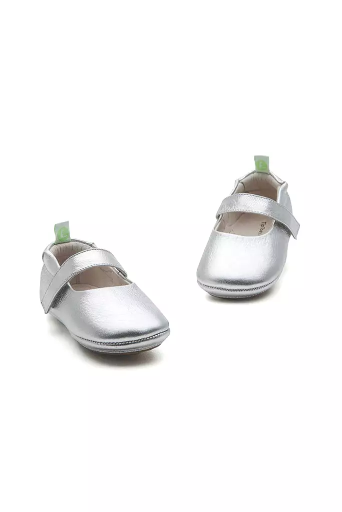 Dolly Mary Jane Shoes - Silver