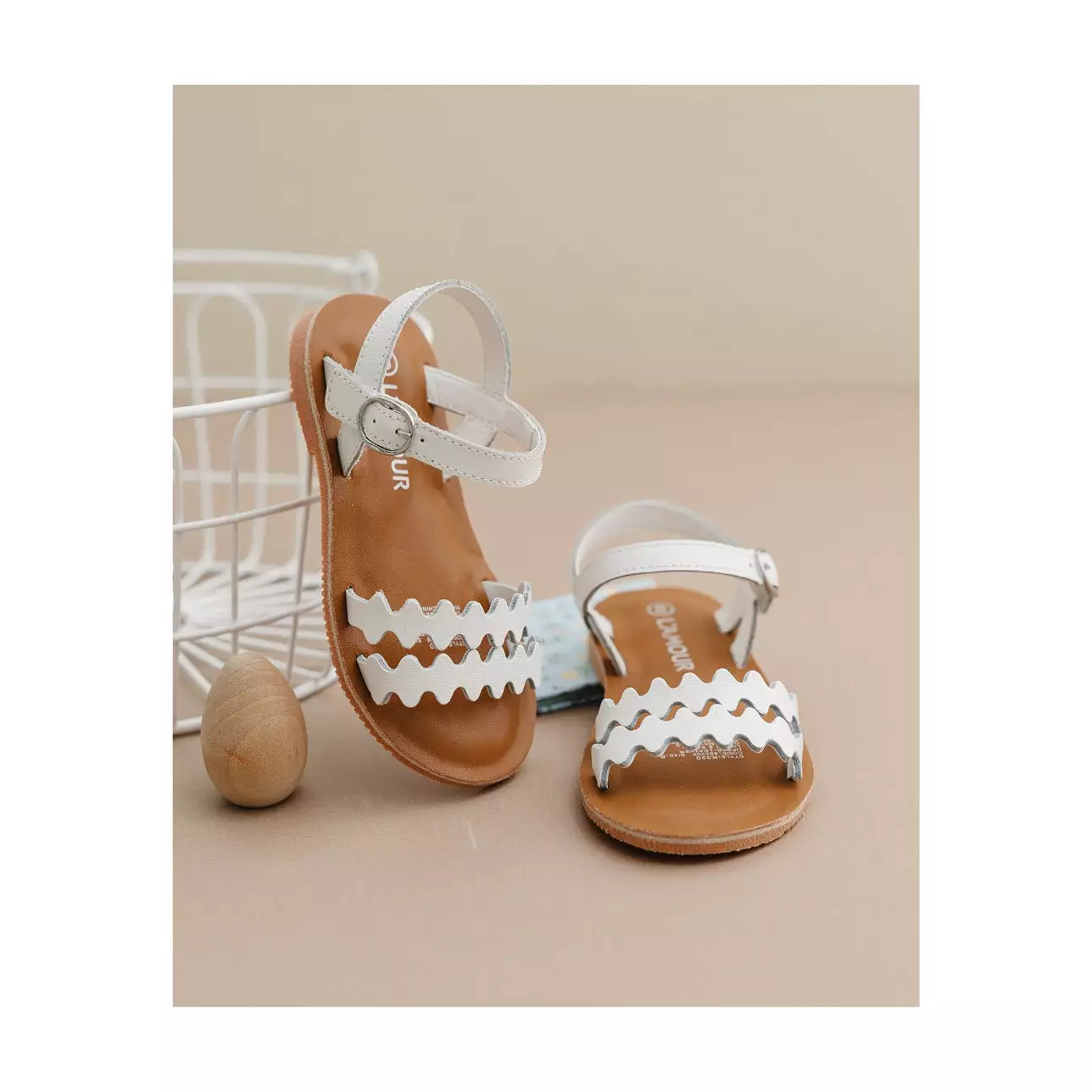 Eden Scalloped Sandal