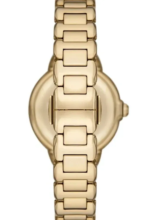 Emporio Armani - Women's Three-Hand Gold-Tone Stainless Steel Bracelet Watch