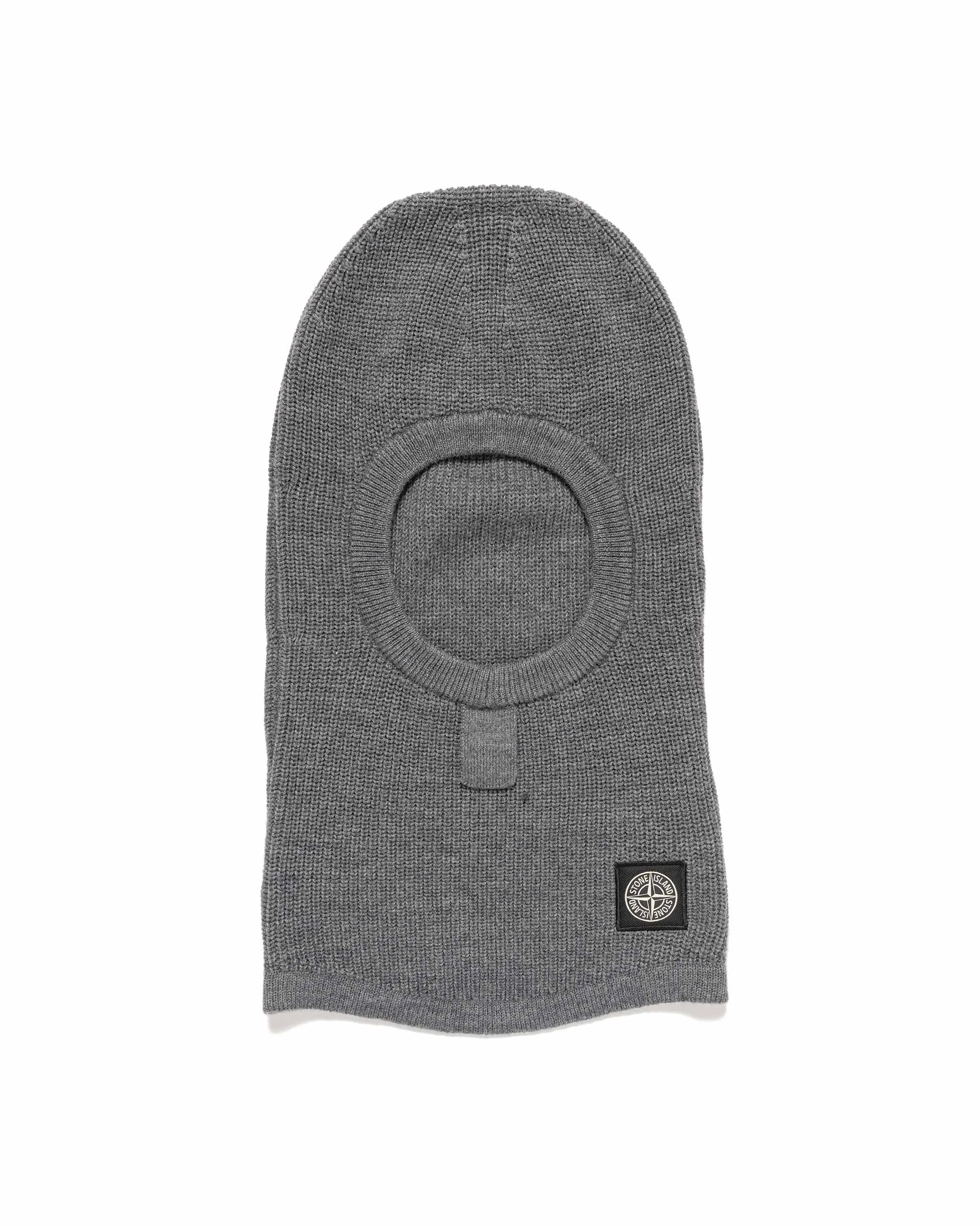 English Coast Wool Balaclava Melange Dark Grey