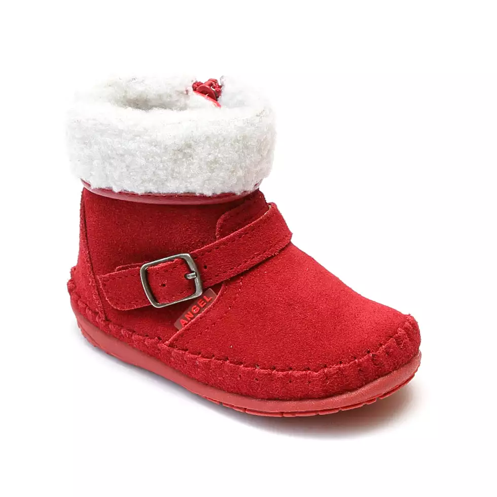 FINAL SALE - Angel Baby Girls Fleece Lined Ankle Boot