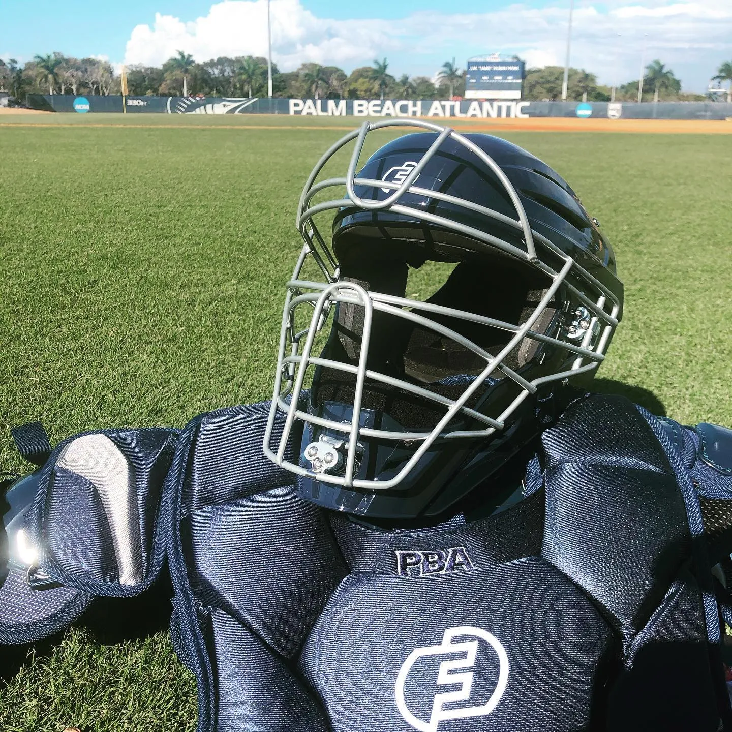 Force3 Hockey Style Defender Catcher's Helmet: BD22