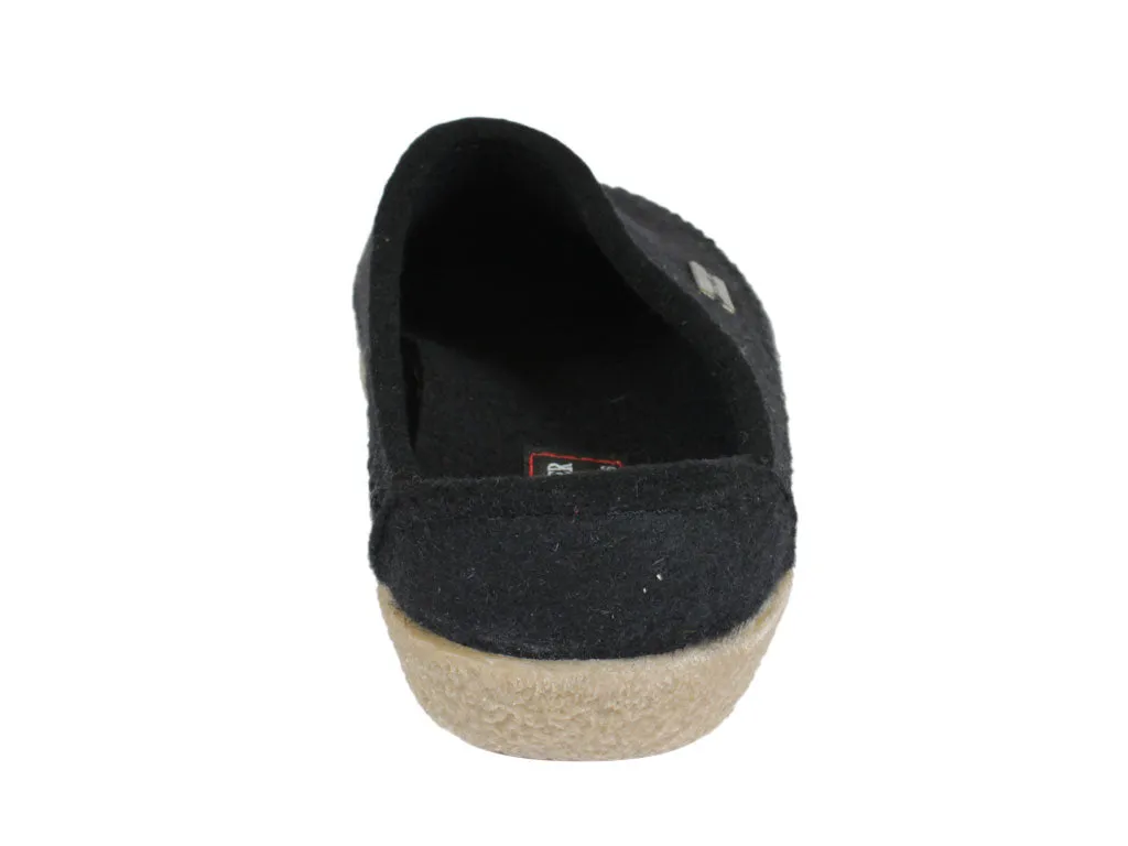 Haflinger Slippers Blizzard Credo Black