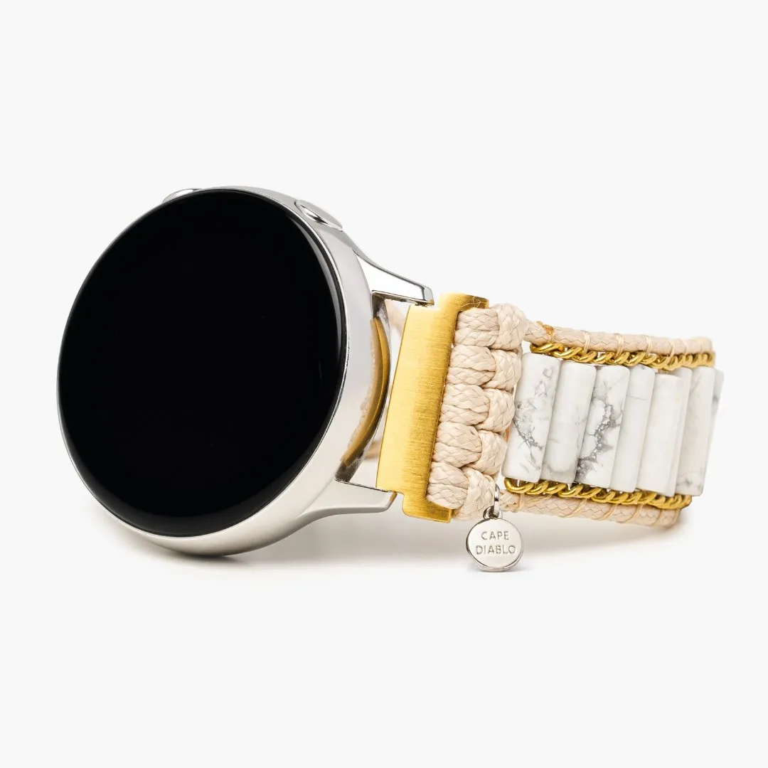 Heavenly Howlite Samsung Galaxy Watch Strap