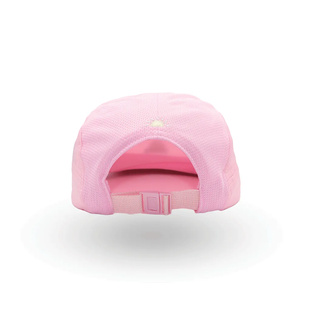 Helios Headwear Ultralight 7 Panel Soft Brim Cap - Pink