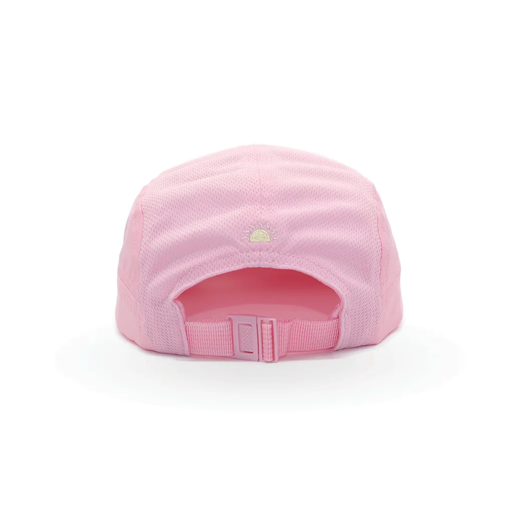 Helios Ultralight 7 Panel Firm Brim Running Cap - Pink