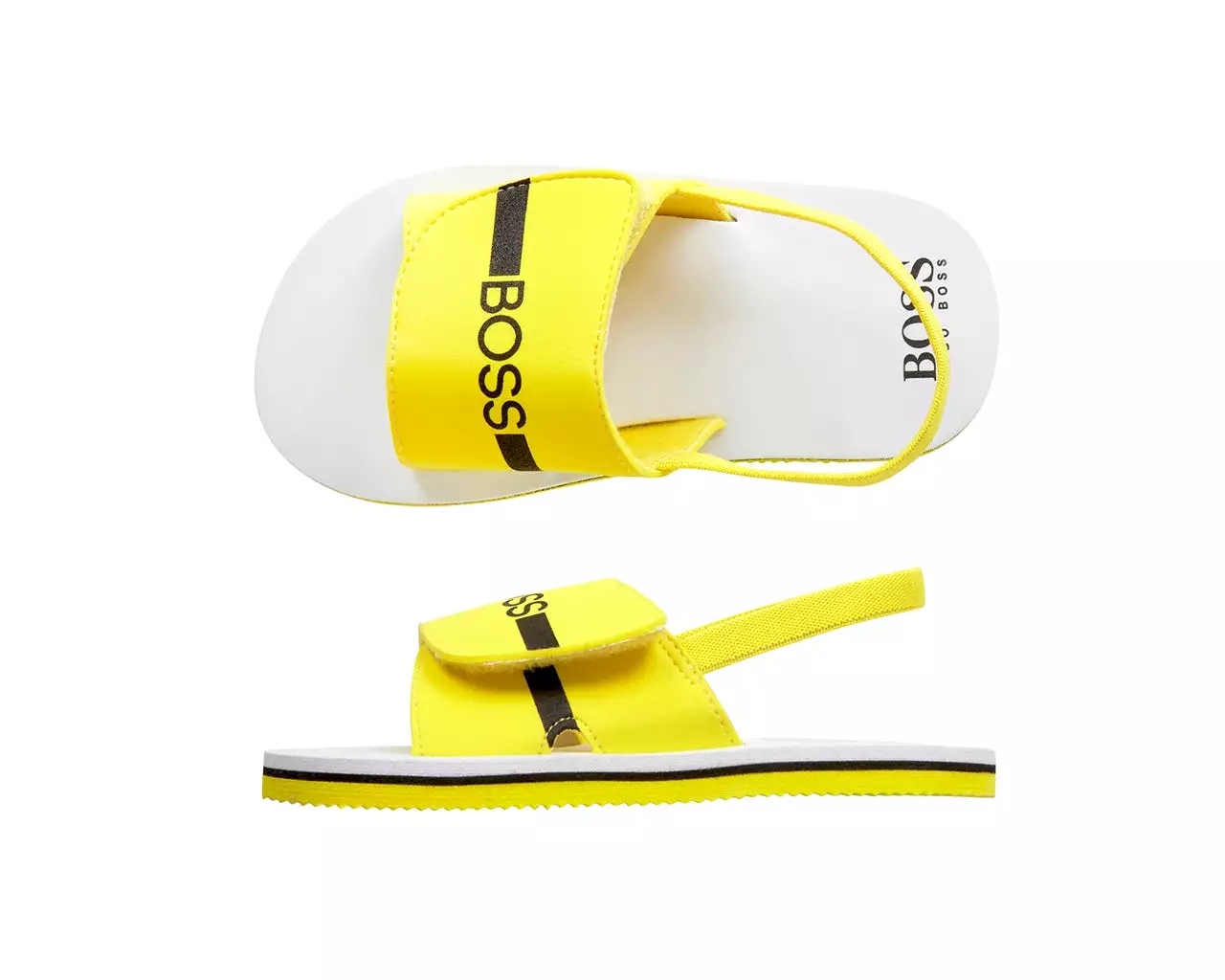 Hugo Boss J09143 553 Baby's Sandals Yellow