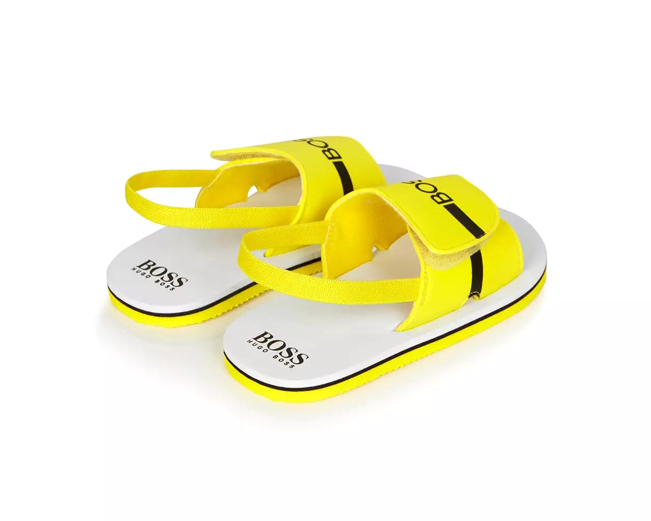 Hugo Boss J09143 553 Baby's Sandals Yellow