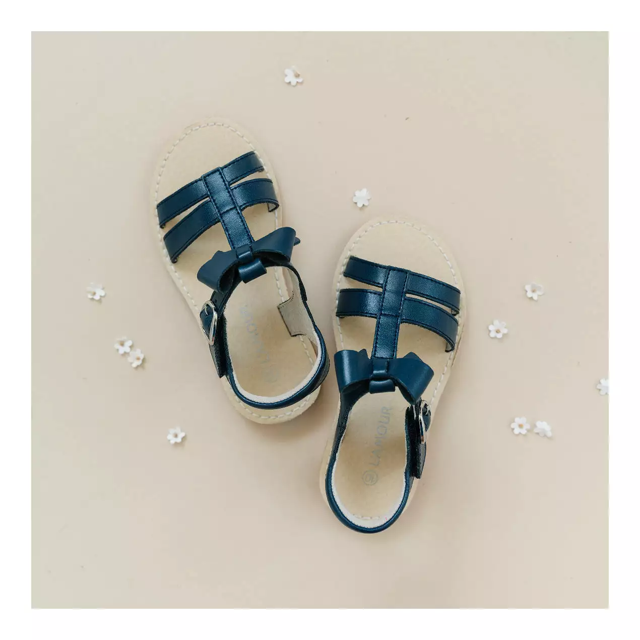 Janie T-Strap Bow Sandal