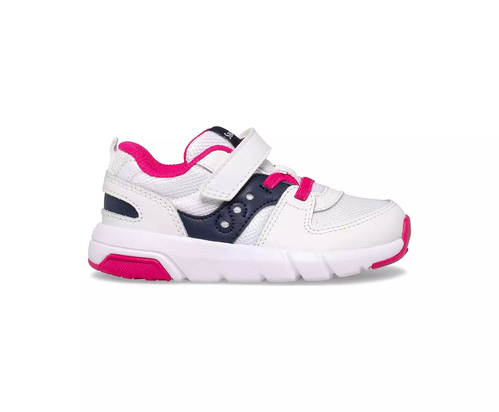 Jazz Lite 2.0 Kid's A/C Sneaker - White/Navy/Pink