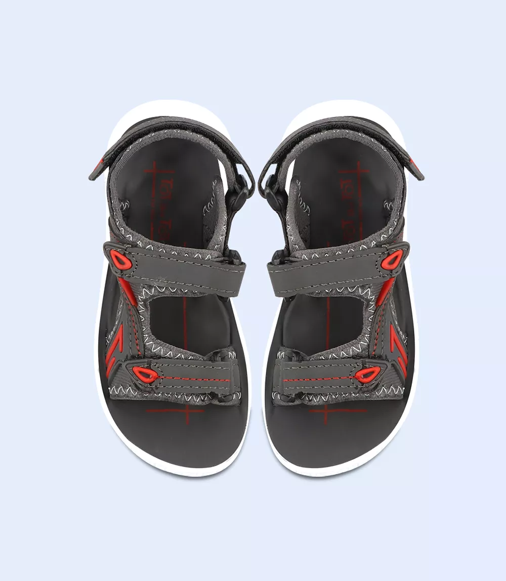 KB0184-GREY-Boys Sandal