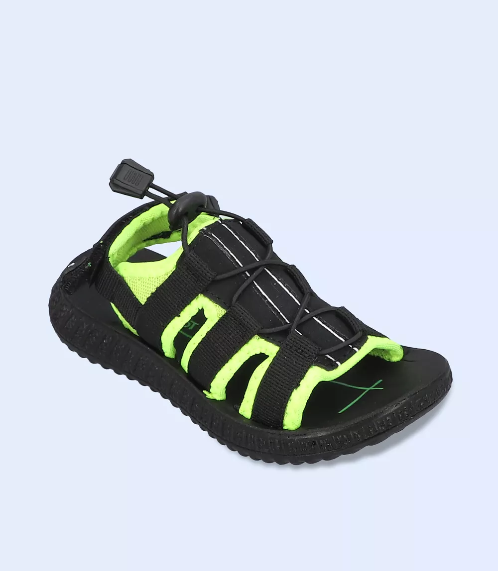 KB0186-BLACK-Boys Sandal