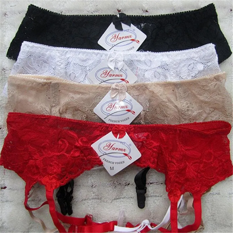 Lace Garter Suspenders Transparent Underwear Adjustable