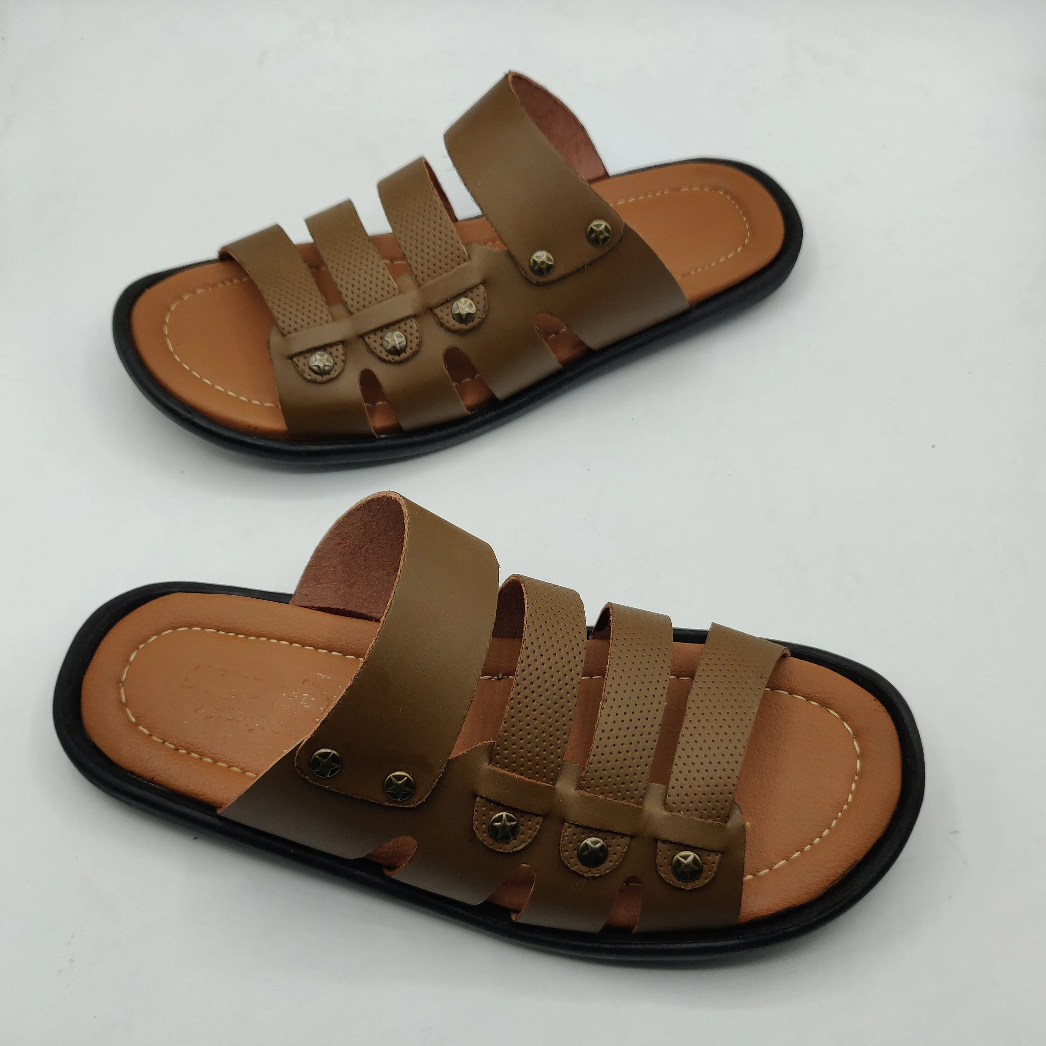 Leather Slippers SL57