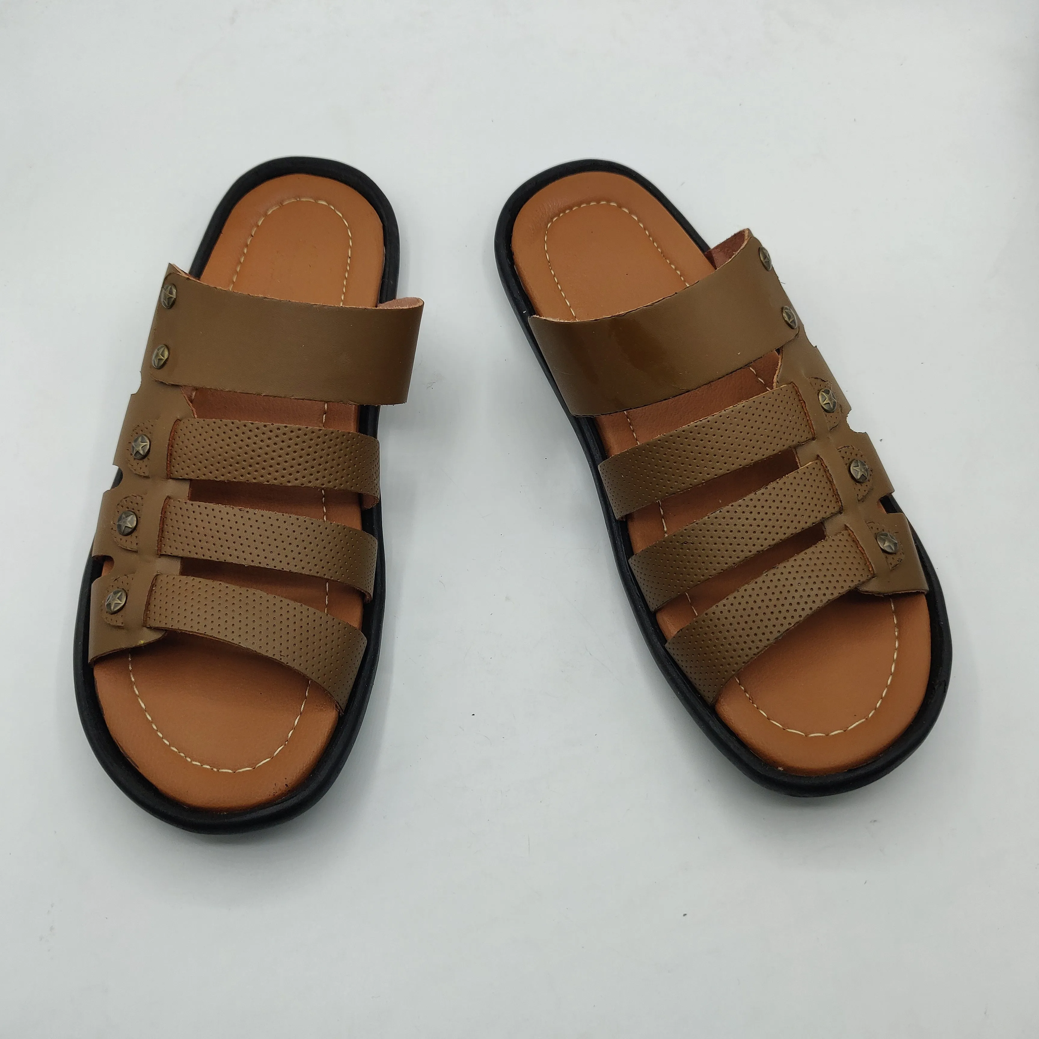 Leather Slippers SL57