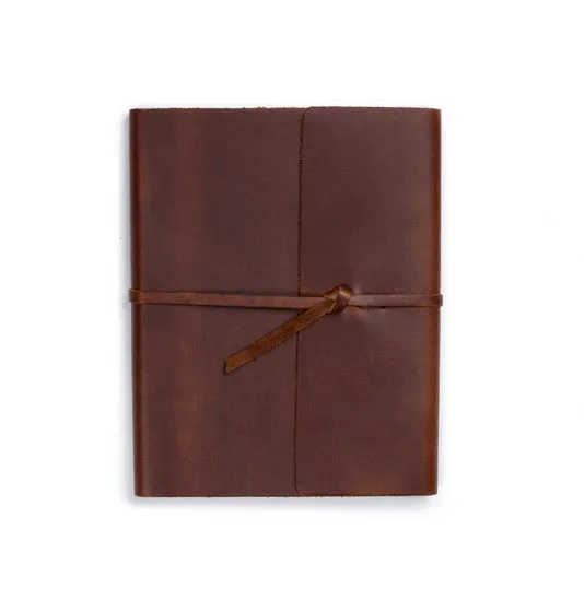 Leather Writers Log with Lined Paper - Available in Multiple Colors