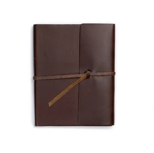 Leather Writers Log with Lined Paper - Available in Multiple Colors