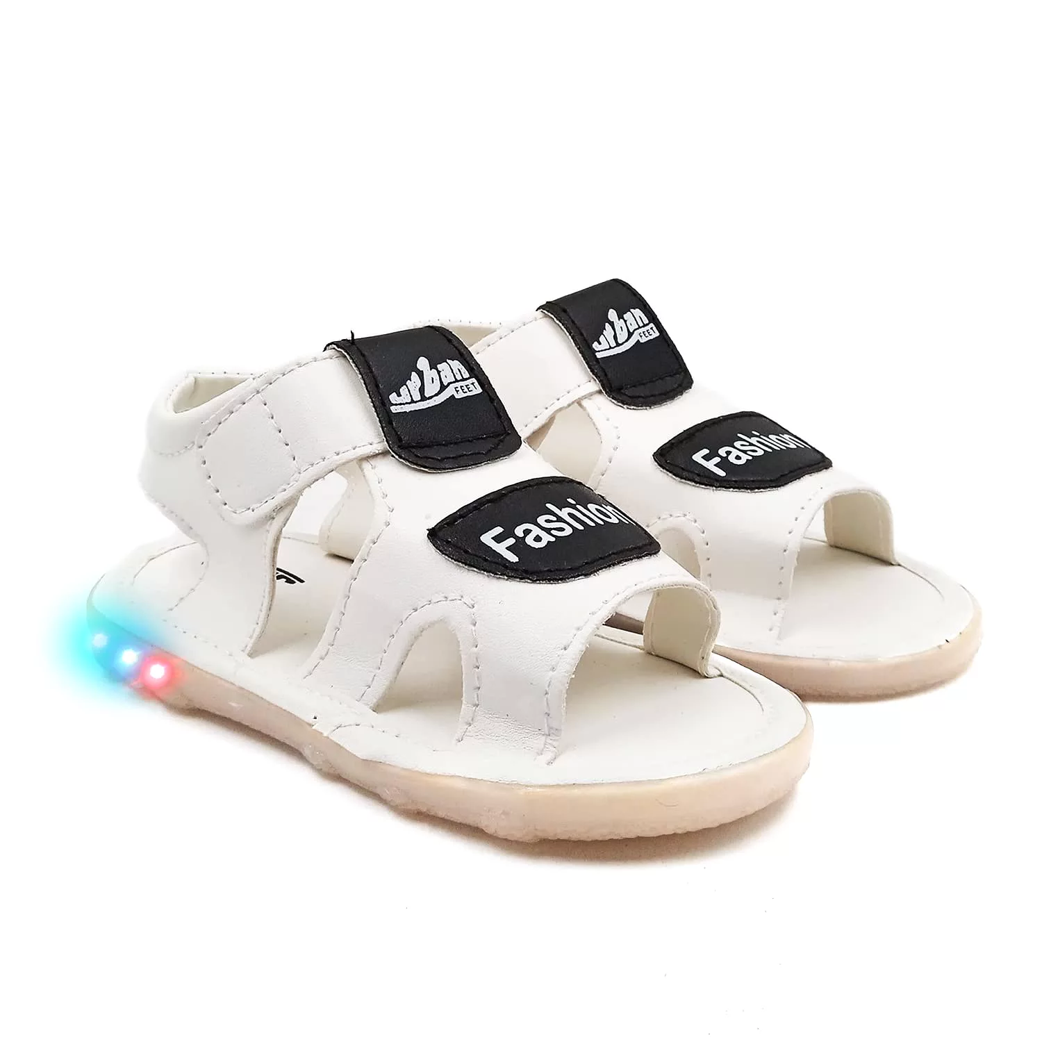 LED Floaters Sandals Combo | Black & White (Qnty 2)