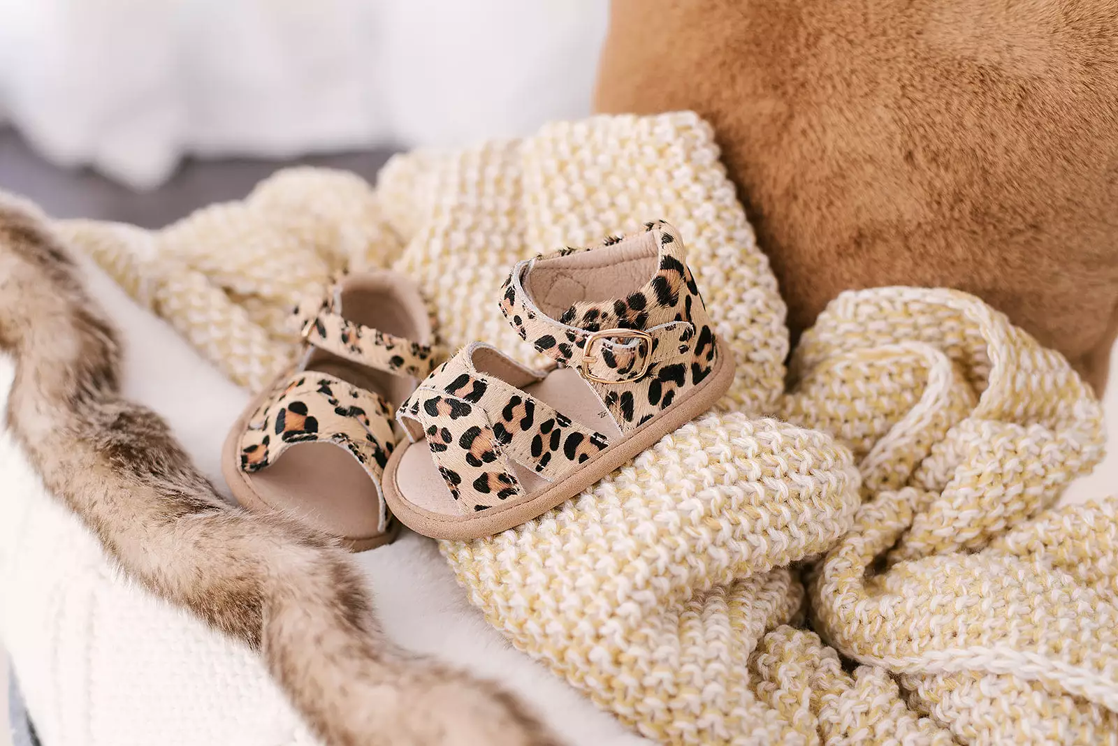 Leopard Baby Sandals