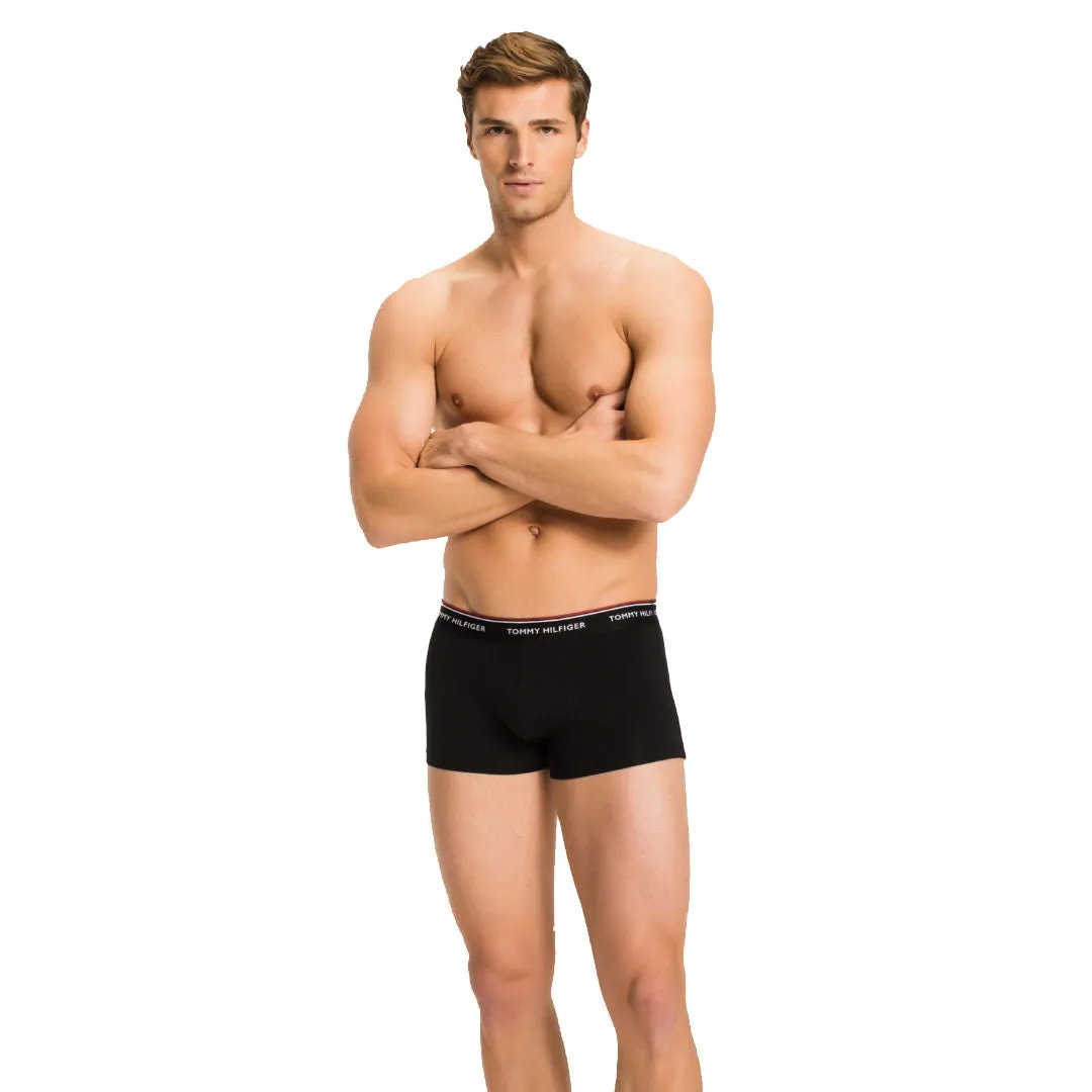 Mens Low Rise Boxer Shorts by Tommy Hilfiger - Premium Essentials (3 Pack)