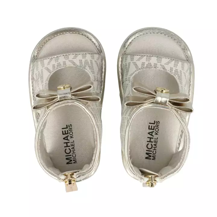 Michael Kors Tilly Dahnia 3 Baby Sandals Gold & Ivory