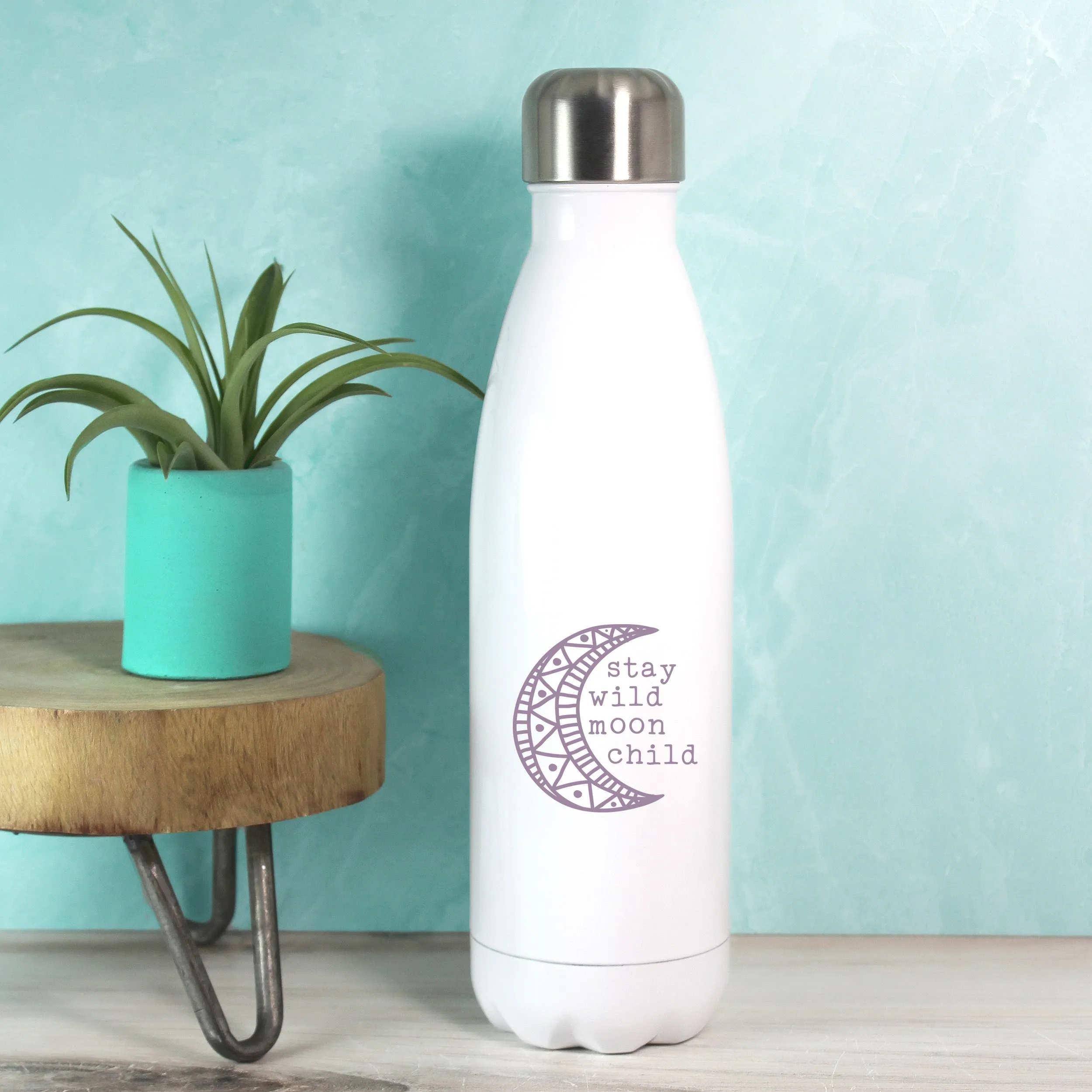 Moon Child Water Bottle - Purple