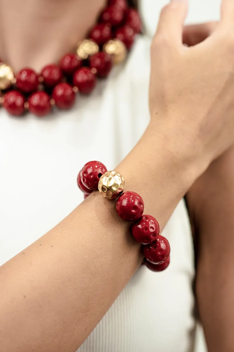 MYA ACCESSORIES | Bracciale con balls elastico