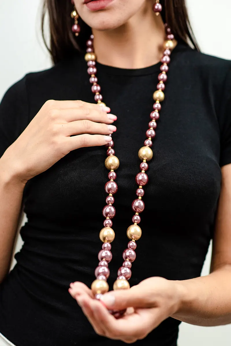 MYA ACCESSORIES | Collana lunga balls