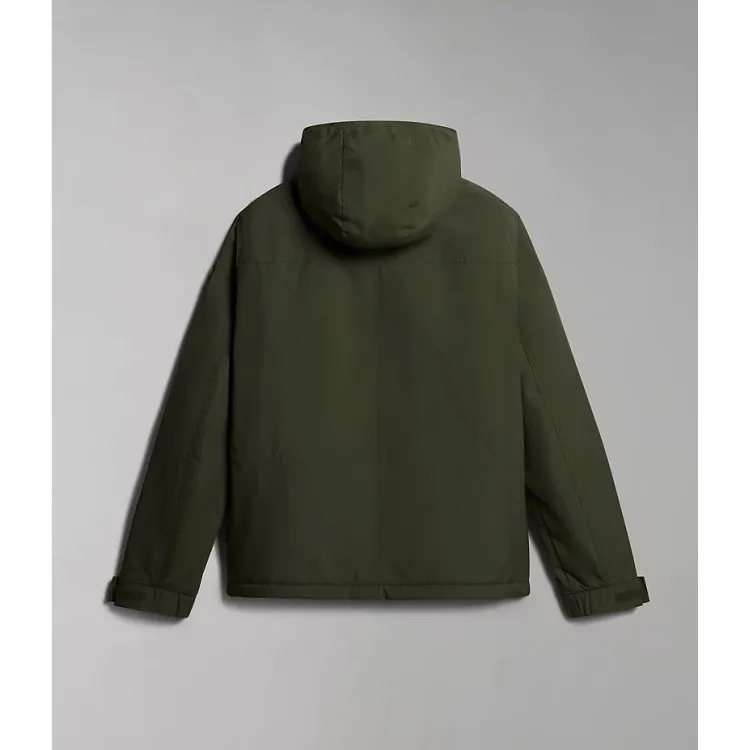 Napapijri NP0A4GJH Shelter Winter Giacca Uomo Con Cappuccio Verde Militare