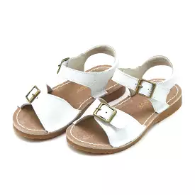 Olivia Leather Buckle Open Toe Sandal