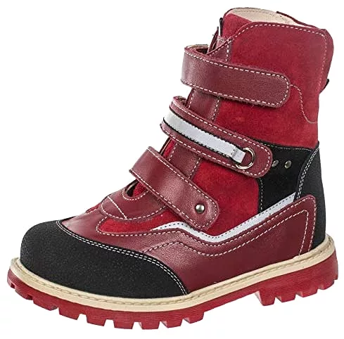 Orthopedic Boots Autumn Winter Outdoor Hight Top Insulated Shoes Three Fasteners Baby Toddler Kids Girls Boys