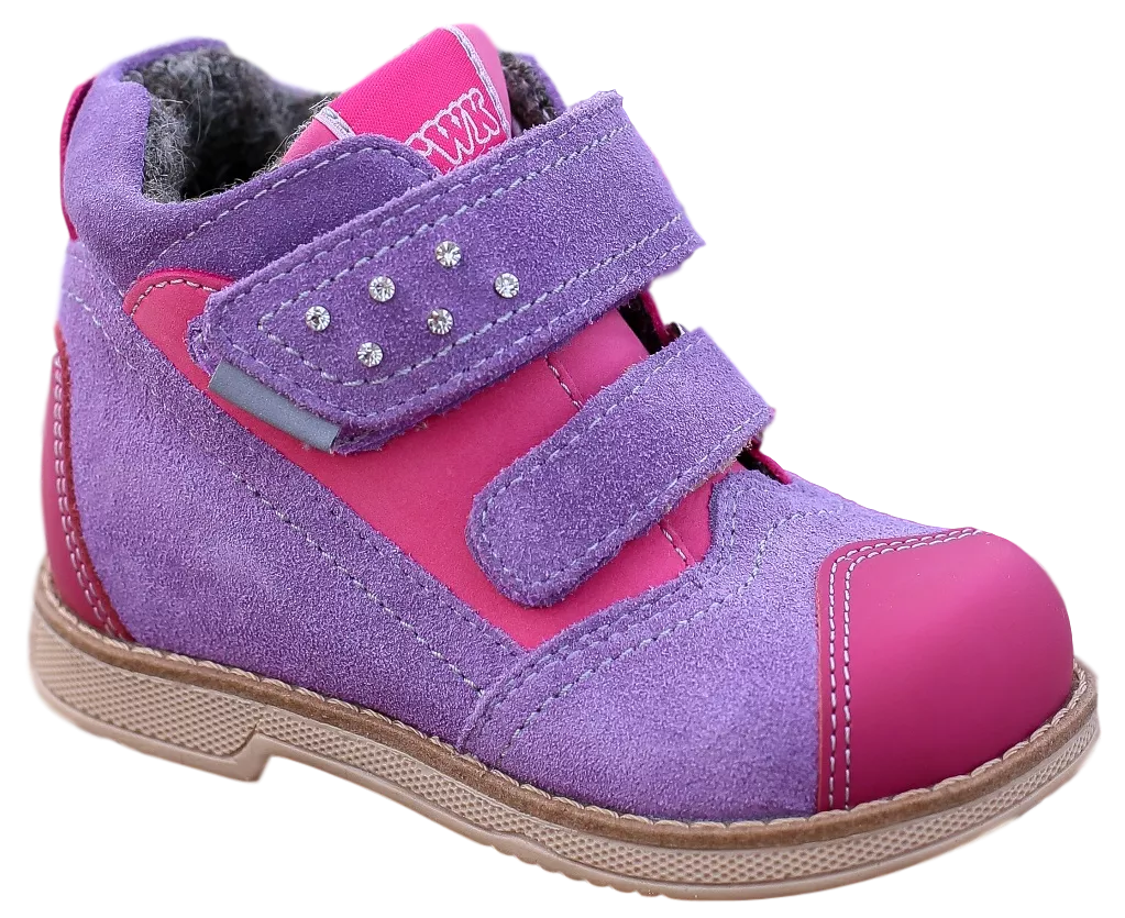 Orthopedic Boots Twiki TW-406-2 Autumn Winter Outdoor Shoes Two Fasteners Baby Toddler Kids Boys Girls