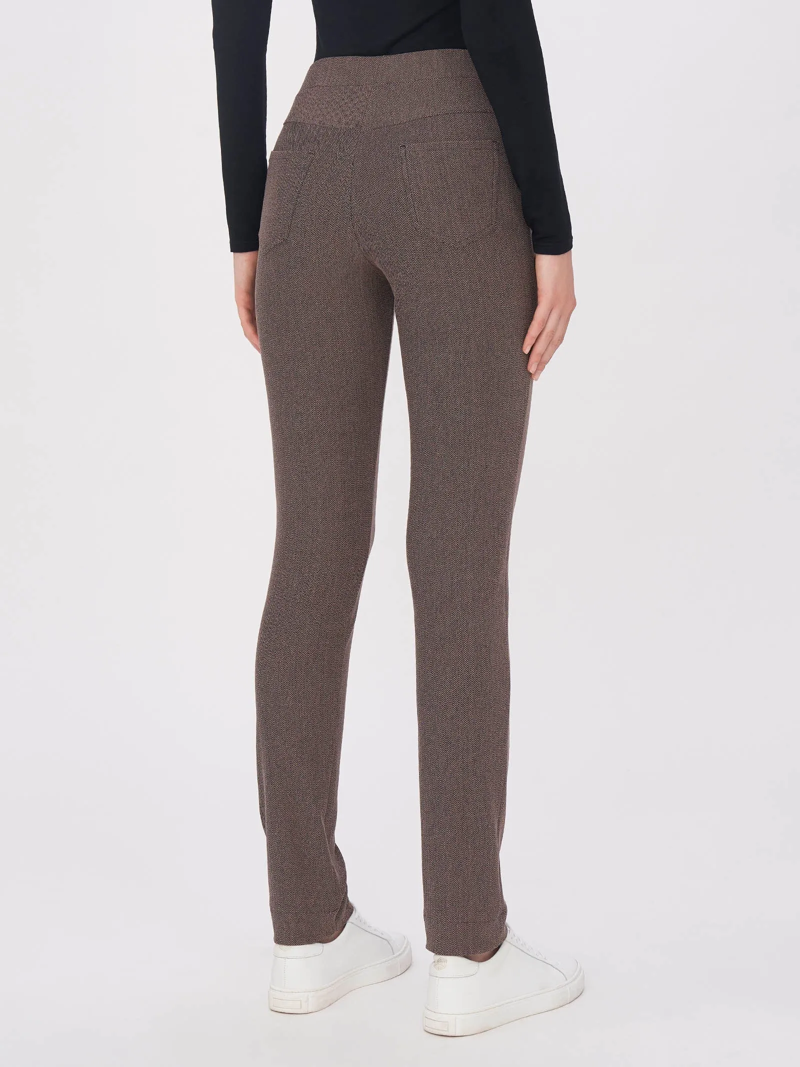 Pantalone cinque tasche in tessuto Winter Cotton Stretch - FANT.PINE BARK