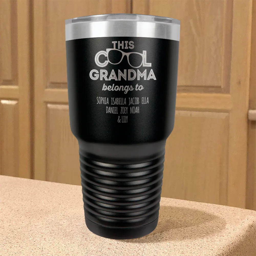 Personalized Stainless Steel Tumbler This Cool Grandma