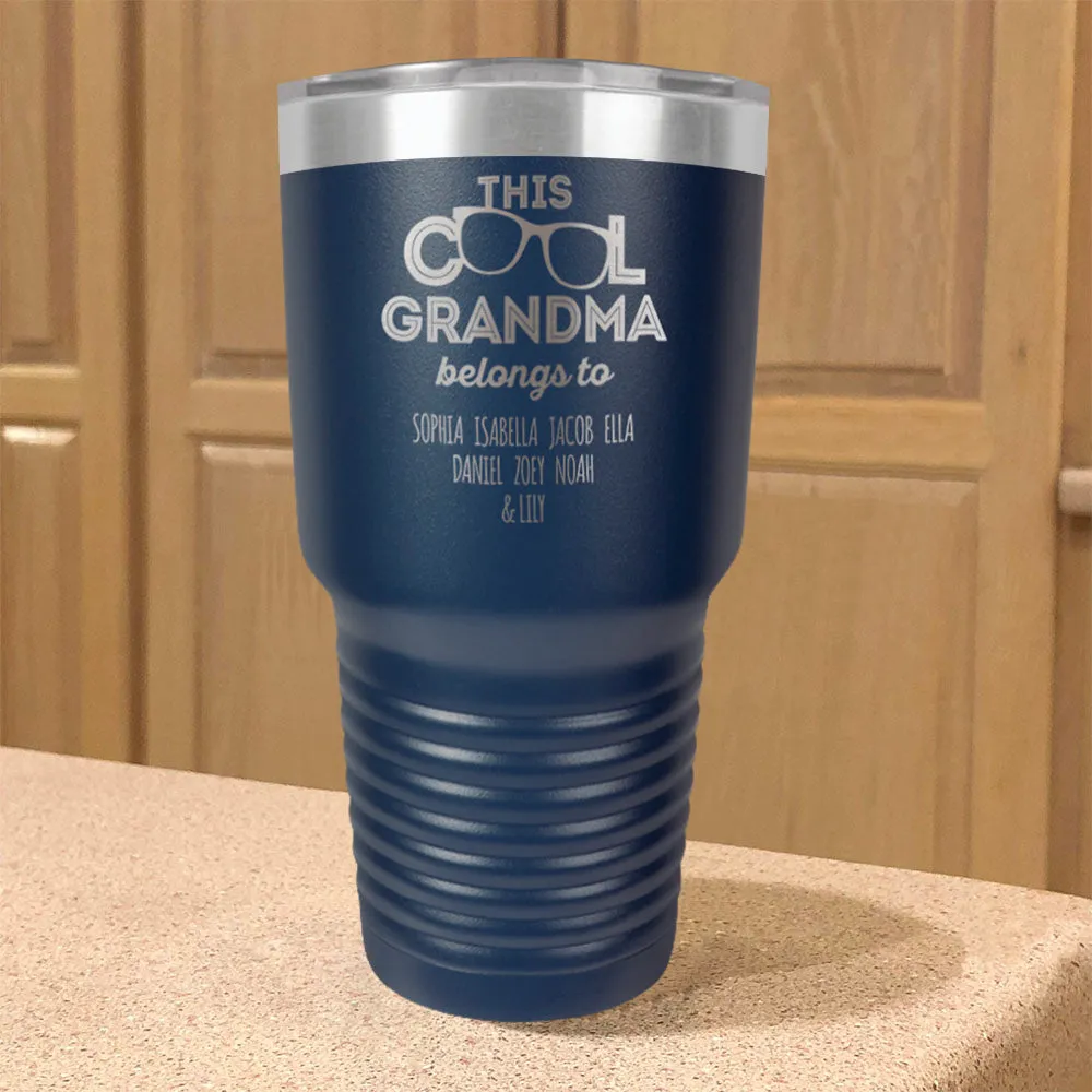 Personalized Stainless Steel Tumbler This Cool Grandma