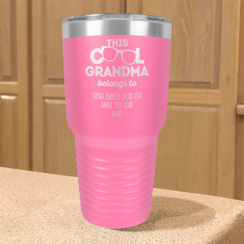 Personalized Stainless Steel Tumbler This Cool Grandma